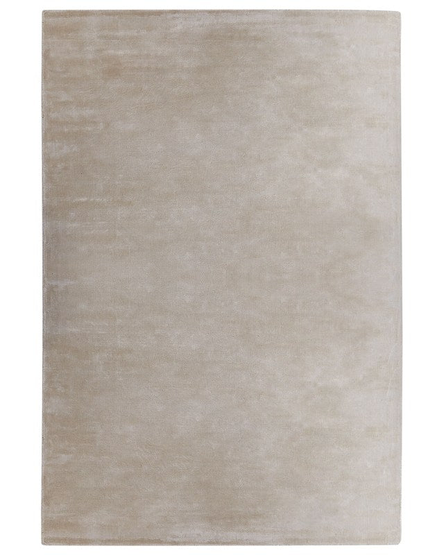 Area Rug Light Beige Viscose 200 x 300 cm Tufted Low Pile Modern Beliani