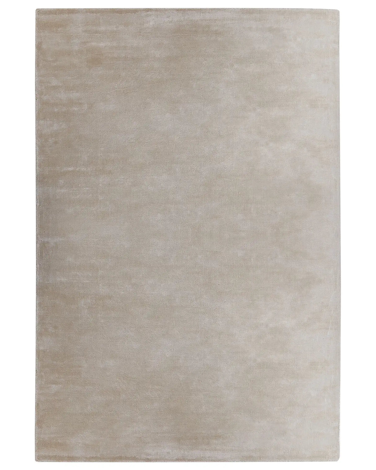Area Rug Light Beige Viscose 200 x 300 cm Tufted Low Pile Modern Beliani