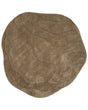 Area Rug Green Viscose Wool 160 x 160 cm Hand Tufted Low Pile Living Room Cotton Backing Modern Beliani