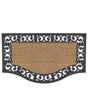 Doormat Natural Coir PVC Backing Anti-Slip 45 x 75 cm Modern Indoor Decoration Beliani