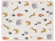 Kids Blanket Multicolour Cotton 130 x 180 cm Bed Throw Cosy Animal Pattern Bedroom Kids' Room Modern Design Beliani