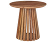 Coffee Table Dark Wood Acacia Wood  50 cm Round Shape Modern Living Room Beliani