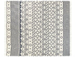 Blanket Beige and Navy Blue Cotton Geometric Pattern 220 x 240 cm Bed Throw Traditional Living Room Bedroom Beliani