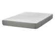 Memory Foam Mattress White with Grey Fabric Polyester EU Double Size Medium  Removable Cover Beliani