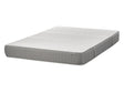 Foam Mattress Medium White and Grey EU Double Size Zippered Removable Polyester Cover Bedroom Accessories Beliani