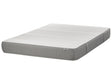 Latex Foam Mattress White and Grey EU Double Size Medium Zippered Removable Polyester Cover Bedroom Accessories Beliani