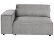 Right Corner Seat Section Grey Fabric 1-Seat Sofa Module Modern Single-Seat Beliani