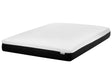 Gel Foam Mattress Medium White and Black EU Double Size 4ft6 Zippered Removable Polyester Cover Bedroom Accessories Beliani