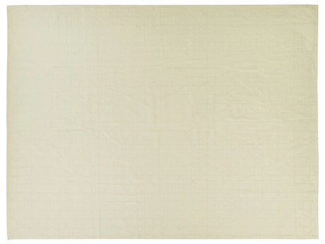 Bedspread Beige Cotton Fabric 150 x 200 cm Pattern Decorative Throw Bedding Classic Design Bedroom Beliani