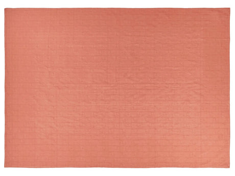 Bedspread Red Cotton Fabric 150 x 200 cm Pattern Decorative Throw Bedding Classic Design Bedroom Beliani