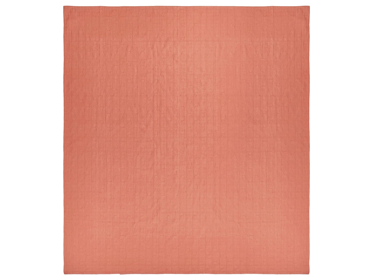 Bedspread Red Cotton Fabric 200 x 220 cm Pattern Decorative Throw Bedding Classic Design Bedroom Beliani