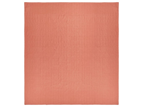 Bedspread Red Cotton Fabric 200 x 220 cm Pattern Decorative Throw Bedding Classic Design Bedroom Beliani