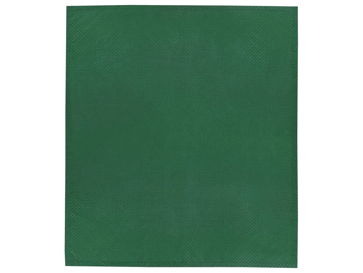 Bedspread Green Polyester Fabric 220 x 240 cm Embossed Pattern Decorative Throw Bedding Classic Design Bedroom Beliani