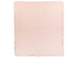 Bedspread Pastel Pink Cotton 220 x 240 cm with a Frill Decorative Throw Bedding Bedroom Beliani