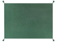 Bedspread Green Cotton 150 x 200 cm with Tassels Decorative Throw Bedding Bedroom Beliani