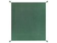 Bedspread Green Cotton 220 x 200 cm with Tassels Decorative Throw Bedding Bedroom Beliani