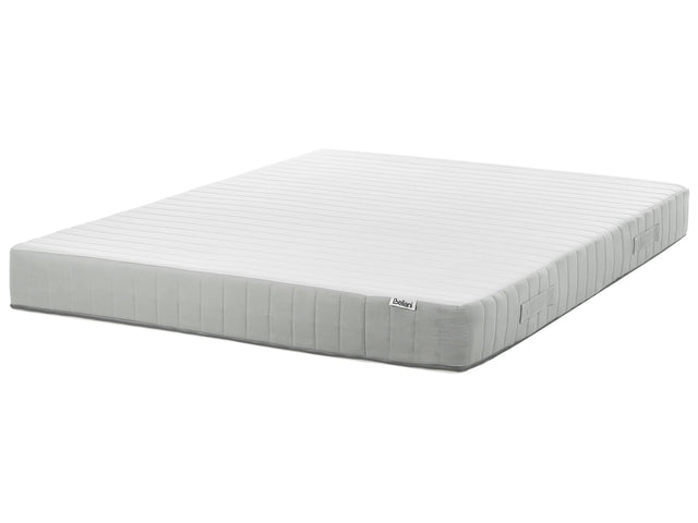 Pocket Sprung Mattress EU King Size with Handles Removable Cover 5ft3 Medium Hard Modern Design Quilted Beliani
