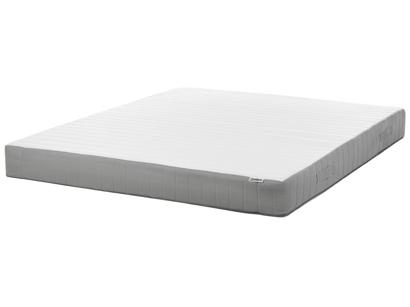 Pocket Sprung Mattress EU Super King Size with Handles Memory Foam Filling Removable Cover 6ft Firm Modern Design Quilted Beliani