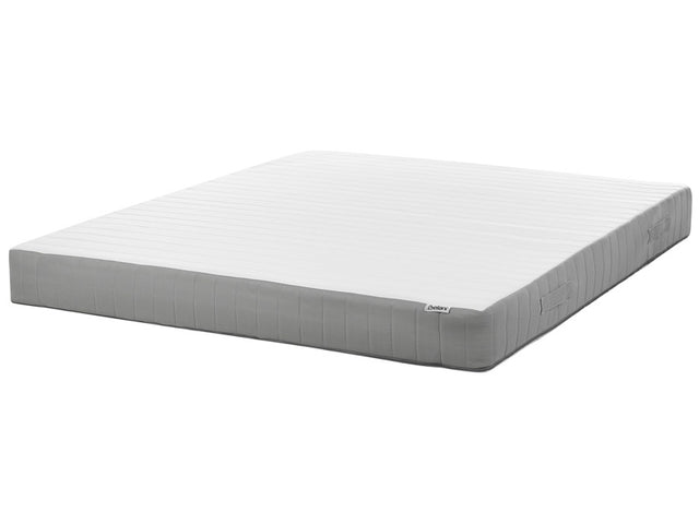 Pocket Sprung Mattress EU Super King Size with Handles Cooling Memory Foam Filling Removable Cover 6ft Firm Modern Design Quilted Beliani