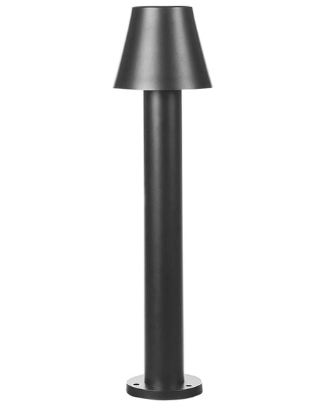 Bollard Light Black Aluminum 60 cm LED Path Lamp Outdoor Garden Lighting Modern Design Beliani