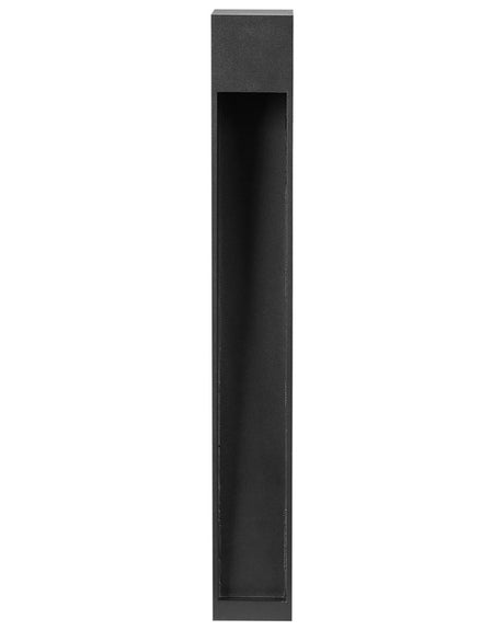 Bollard Light Black Aluminum 50 cm LED Path Lamp Outdoor Garden Lighting Modern Design Beliani