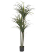 Artificial Potted Dracaena Green Synthetic Material 198 cm Decorative Indoor Accessory Beliani