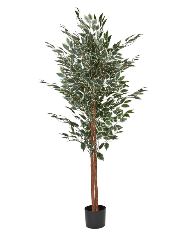 Artificial Potted Plant Green and Black Synthetic 167 cm Material Decorative Indoor Accessory Beliani