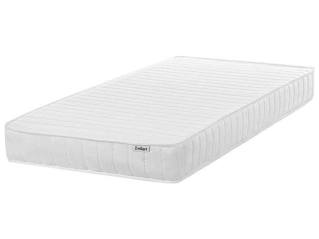 Pocket Sprung Mattress EU Single Size 3ft Firm Hard Modern Design Quilted Beliani