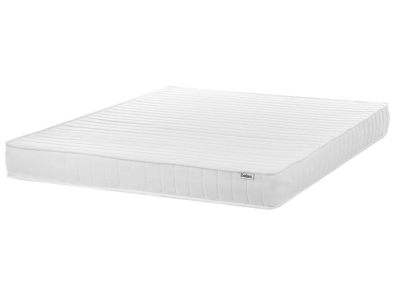 Pocket Sprung Mattress EU King Size 5ft3 with Memory Foam Firm Hard Modern Design Quilted Beliani