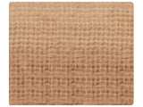 Bedspread Blanket Brown Soft Faux Rabbit Fur Fabric 200 x 220 cm Shaggy Blanket Bedding Beliani