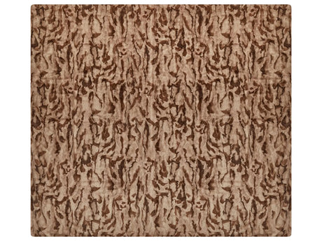 Bedspread Blanket Brown Soft Faux Rabbit Fur Fabric 200 x 220 cm Shaggy Blanket Bedding Beliani