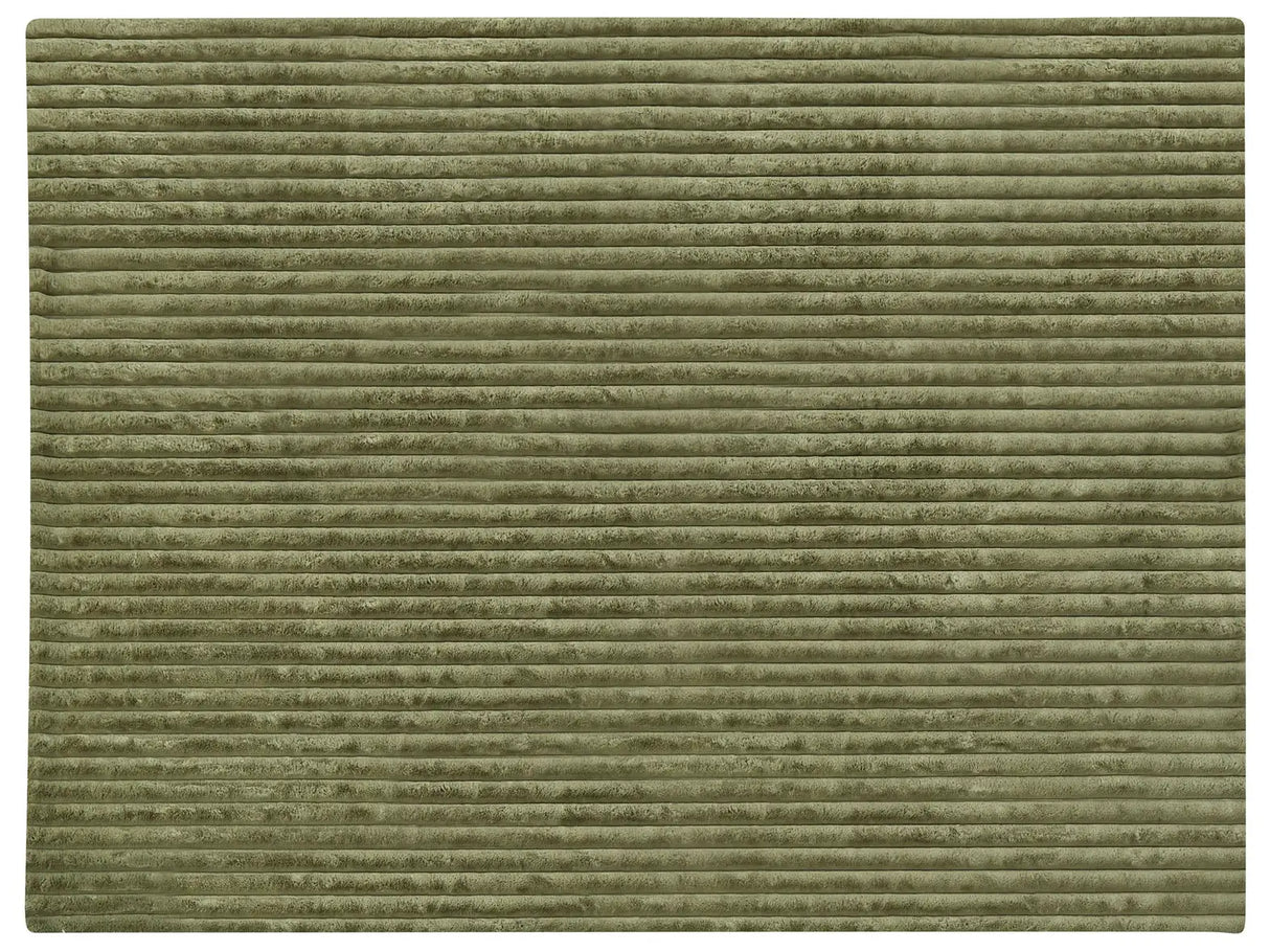 Decorative Bed Throw Green Polyester 150 x 200 cm Soft Fabric Bedroom Beliani