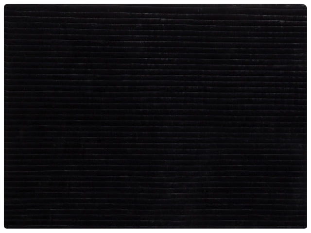 Decorative Bed Throw Black Polyester 150 x 200 cm Soft Fabric Bedroom Beliani