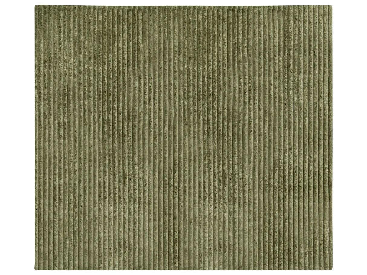 Decorative Bed Throw Green Polyester 200 x 220 cm Soft Fabric Bedroom Beliani