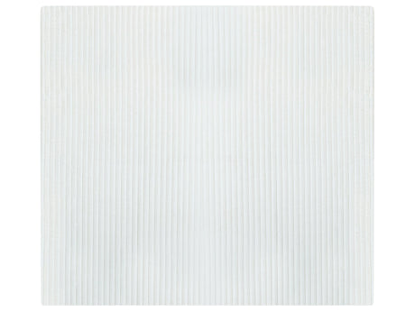 Decorative Bed Throw White Polyester 200 x 220 cm Soft Fabric Bedroom Beliani