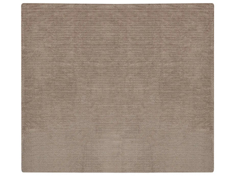 Bedspread Brown 200 x 220 cm Polyester Furry Embossed Pattern Decorative Throw Bedding Classic Design Bedroom Beliani