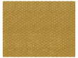 Bedspread Yellow 150 x 200 cm Polyester Furry Embossed Pattern Decorative Throw Bedding Classic Design Bedroom Beliani