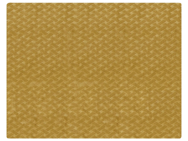 Bedspread Yellow 150 x 200 cm Polyester Furry Embossed Pattern Decorative Throw Bedding Classic Design Bedroom Beliani