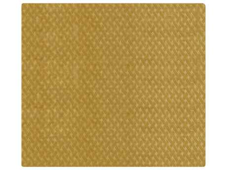 Bedspread Yellow 200 x 220 cm Polyester Furry Embossed Pattern Decorative Throw Bedding Classic Design Bedroom Beliani