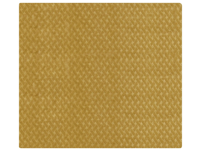 Bedspread Yellow 200 x 220 cm Polyester Furry Embossed Pattern Decorative Throw Bedding Classic Design Bedroom Beliani