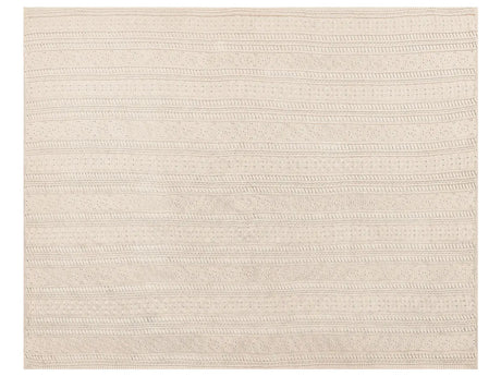 Bedspread Light Beige Cotton Fabric 150 x 200 cm Decorative Throw Bedding Classic Design Bedroom Beliani