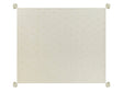 Bedspread Beige Chenille Cotton Fabric 220 x 240 cm with Tassels Decorative Throw Bedding Classic Design Bedroom Beliani