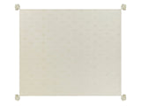 Bedspread Beige Chenille Cotton Fabric 220 x 240 cm with Tassels Decorative Throw Bedding Classic Design Bedroom Beliani