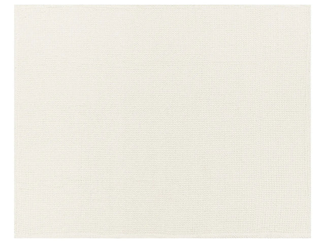 Bedspread  Light Beige Cotton 150 x 200 cm Waffle Pattern Bed Throw Living Room Bedroom Texiles Beliani