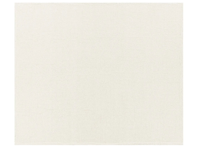 Bedspread  Light Beige Cotton 220 x 240 cm Waffle Pattern Bed Throw Living Room Bedroom Texiles Beliani