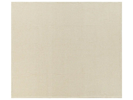 Bedspread Beige Cotton 200 x 220 cm Waffle Pattern Bed Throw Living Room Bedroom Texiles Beliani