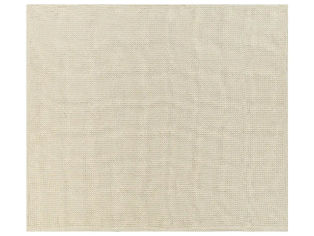 Bedspread Beige Cotton 200 x 220 cm Waffle Pattern Bed Throw Living Room Bedroom Texiles Beliani