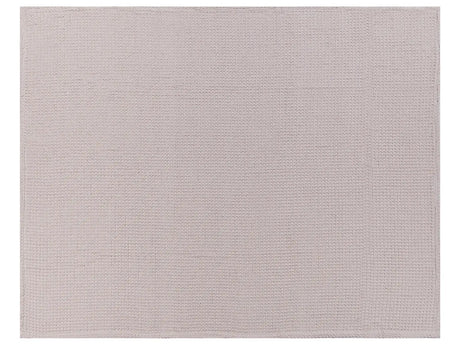 Bedspread  Pastel Pink Cotton 150 x 200 cm Waffle Pattern Bed Throw Living Room Bedroom Texiles Beliani