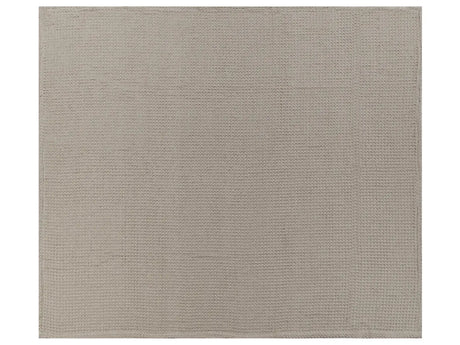 Bedspread Taupe Cotton 200 x 220 cm Waffle Pattern Bed Throw Living Room Bedroom Texiles Beliani