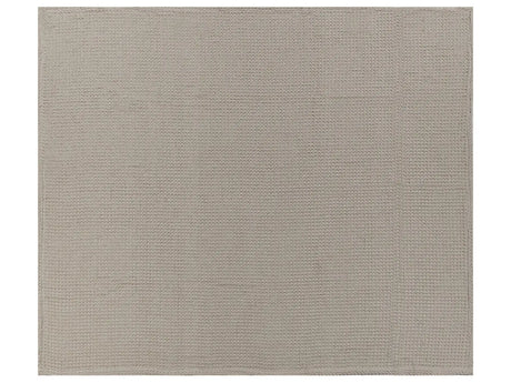 Bedspread  Taupe Cotton 220 x 240 cm Waffle Pattern Bed Throw Living Room Bedroom Texiles Beliani